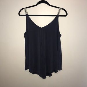 Dark blue tank top!